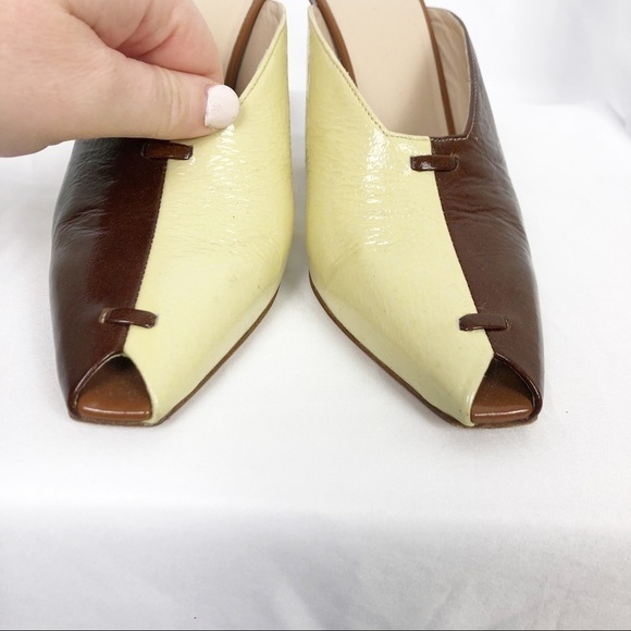 Wandler Niva Two Tone Contrast Leather Mules - Picture 8 of 11